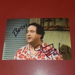 Stuart Pankin The Golden Girls Dinosaurs Hand Signed 4x6 Autograph Photo A